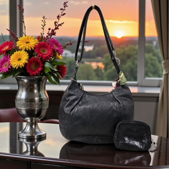 Coach 2010 Poppy LEGACY STARDUST Bag W/Legacy Wristlet & Scarf - Picture 13 of 16
